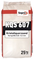 Sopro KQS 607 Kristály kvarchomok 25 kg-os kiszerelés